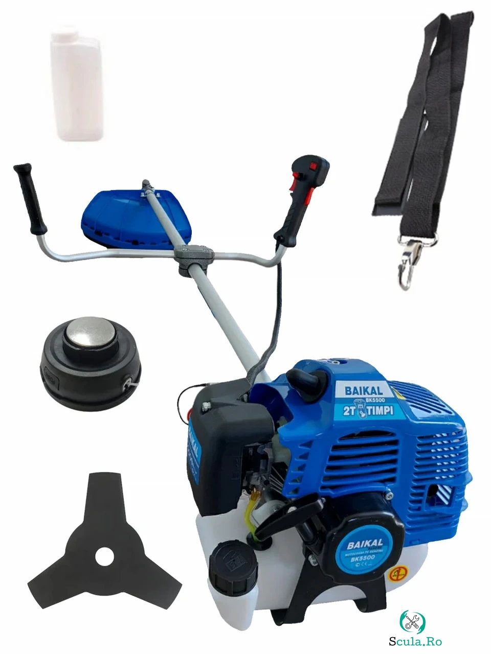Motocositoare Baikal BK5500, 4.7CP, 52CC, 10000RPM, Accesorii incluse la 418.00 lei ron