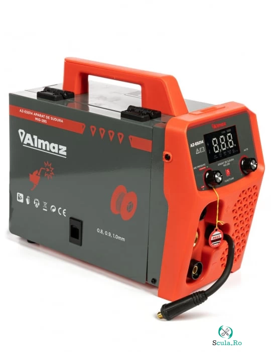 Aparat de sudura ALMAZ MIG-285, AZ-ES014, 285A, electrozi 1.6 - 4.0 mm, sarma 0.6 mm - 1.2 mm la 834.00 lei ron