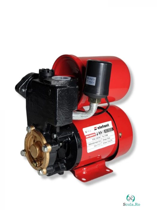 Mini hidrofor, ELEFANT PS130, silentios, 370W, turbina bronz, 1.8bari la 312.00 lei ron