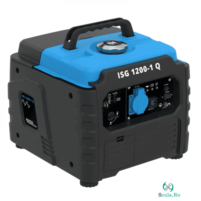 Generator de curent pe benzina cu invertor ISG 1200-1 Q Gude 40715, 1300 W, 1.76 Cp