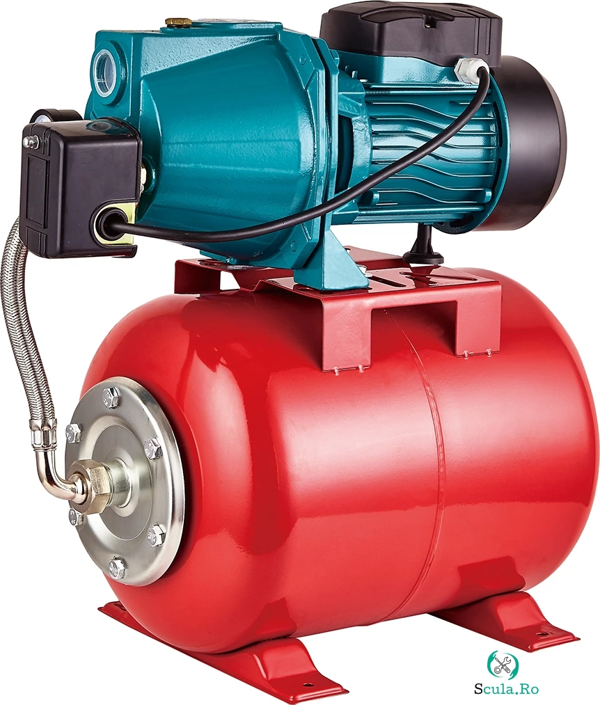 Hidrofor DDT AutoJet80S, 24 Litri,1500W, 3000L h, Pompa fonta, 8m, 4bar