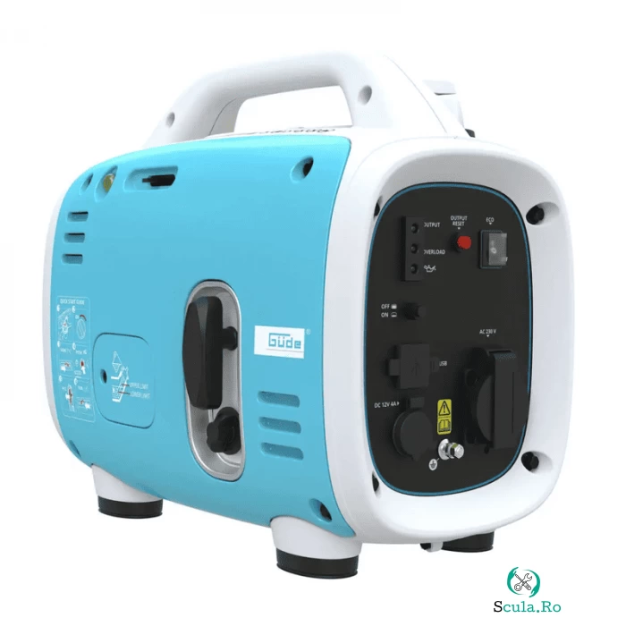 Generator de curent pe benzina cu invertor ISG 800-1 Gude 40717, 800 W, 1.2 Cp