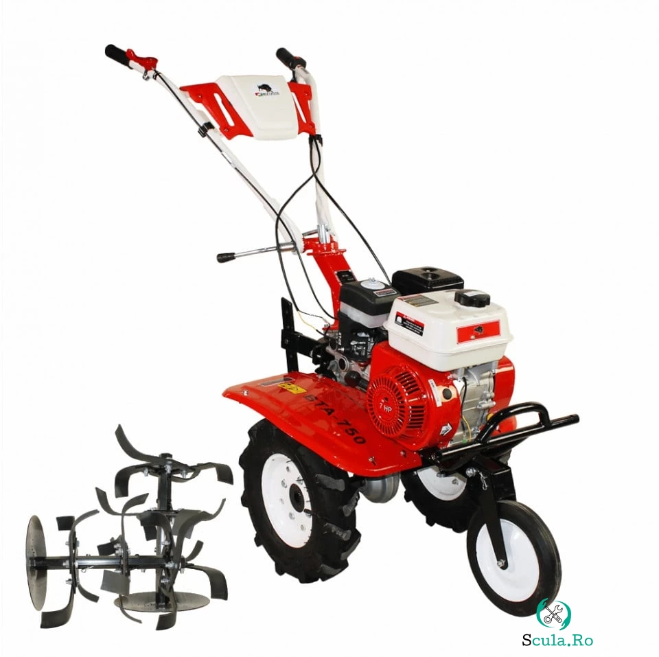 Motocultor Bisonte BTA-750, latime de lucru 560 – 830 mm, adancime 300 mm, motor 7cp la 2,045.20 lei ron