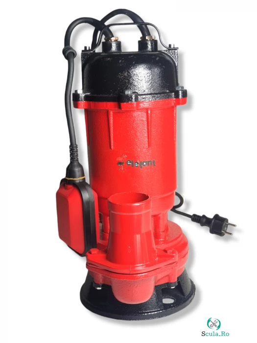 Pompa submersibila, de drenaj, Elefant WQD10-8-055F, 550W, 3000L h, Inaltime 8m, Adancime 5m la 284.00 lei ron