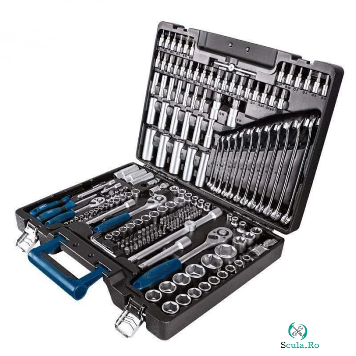 Trusa chei si biti TB217 Scheppach 5909307900, 217 piese