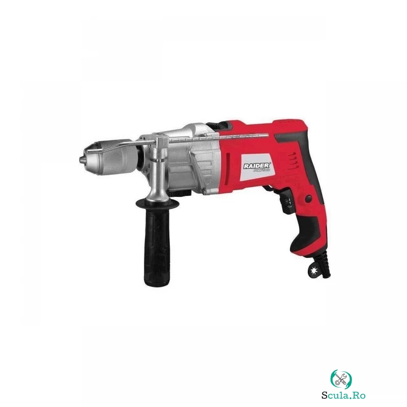 Masina de gaurit cu percutie, Raider, RD-ID51, 1050W, 13mm, 2 vit.