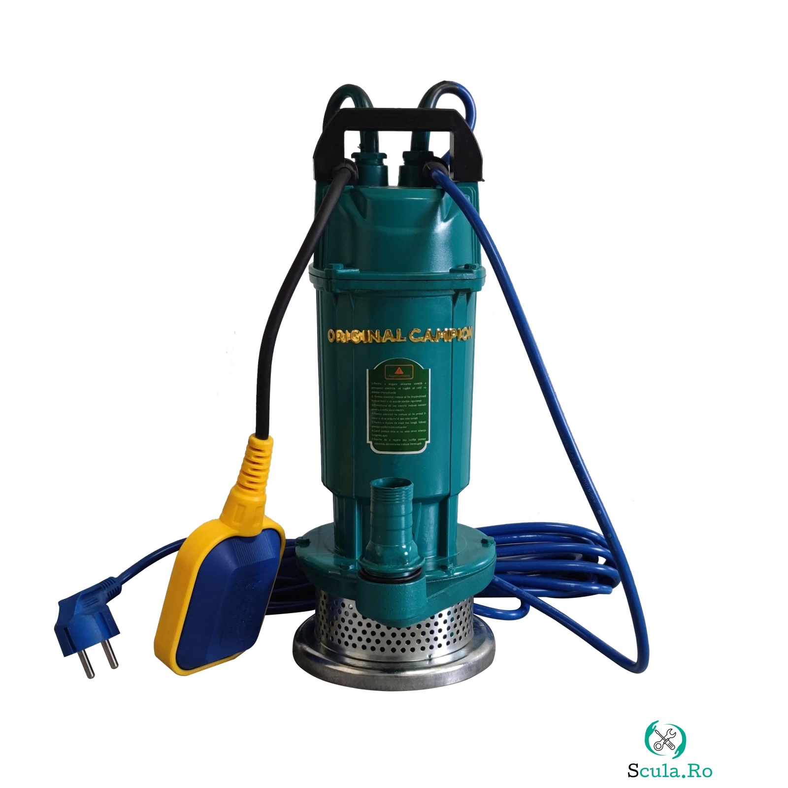 Pompa submersibila Campion cu sita, 16 metri, 1.5m ³ h, cu plutitor la 202.00 lei ron