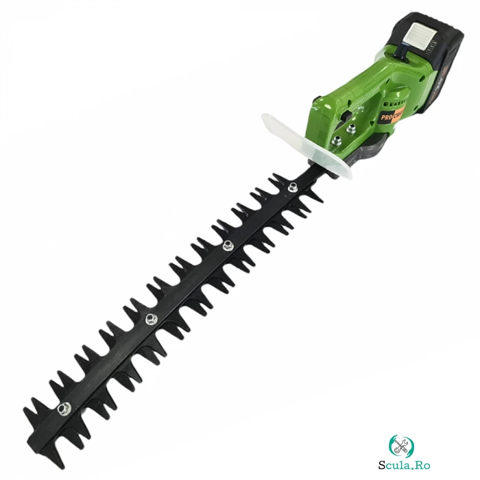 Trimmer pe acumulator foarfeca gard viu ProCraft PZA20, cutit dublu, regulator de frecventa a miscarii ( Acumulator si incarcator nu sunt incluse) la 410.00 lei ron