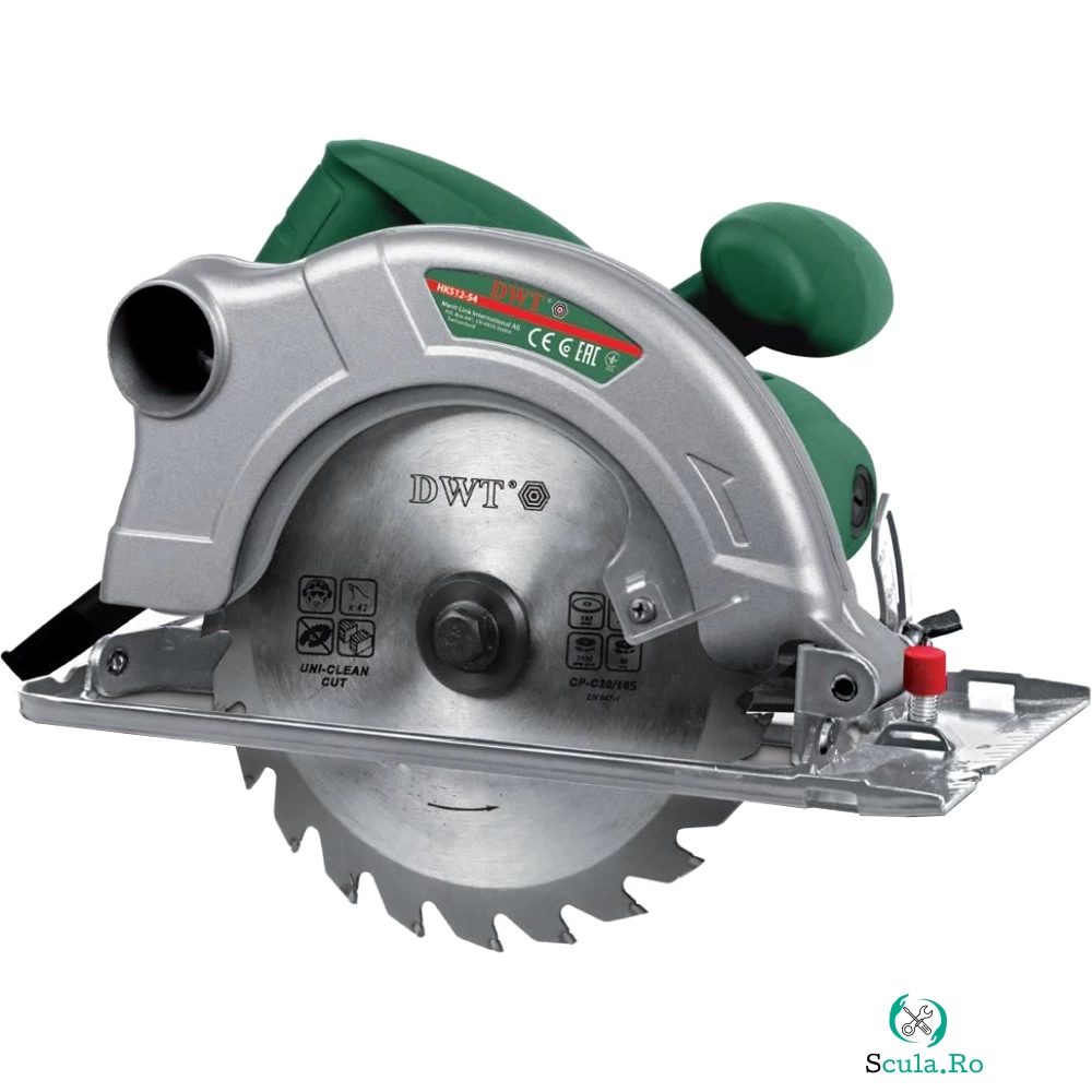 Fierastrau circular Dwt HKS12-54, 1200 W, 165 mm la 379.99 lei ron