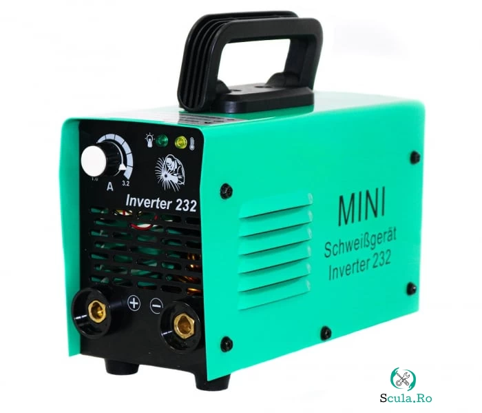 Aparat de sudura invertor Intensiv MINI Schweissgerat 232, MMA, 120A, 1.6-3.2mm, Accesorii incluse la 400.00 lei ron