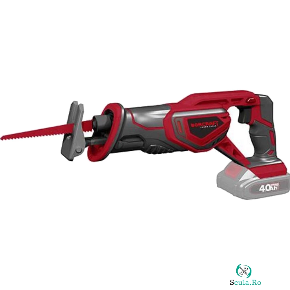 Fierastrau sabie cu acumulator Worcraft CSS-S20Li, 3000 RPM, 20V, 4000 mAh la 789.99 lei ron