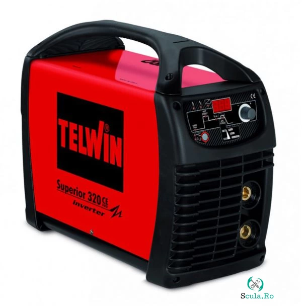 Invertor sudura MMA Telwin SUPERIOR320CE/VRD, 270 A, electrozi 1.6-6 mm