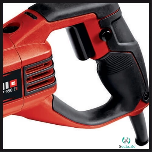 Einhell Fierastrau sabie, multifunctional Einhell Expert TE-AP 950 E, 950 W, 220-240 V, nr curse 2800, 20 mm lungime cursa, 15 cm taiere in lemn, Rosu-Negru la 566.07 lei ron