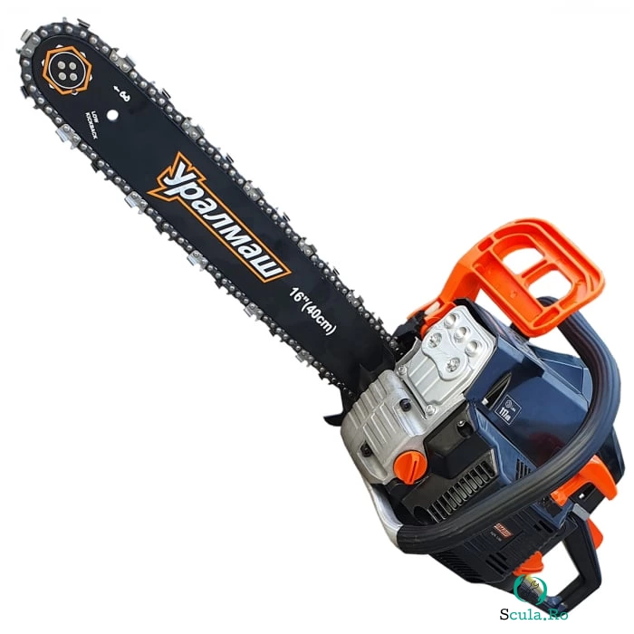 Motofierastrau ( drujba ) cu lant , UralMash 62CC, 6.5CP, Lama 40 cm, Benzina, Garantie 2 ani la 304.00 lei ron