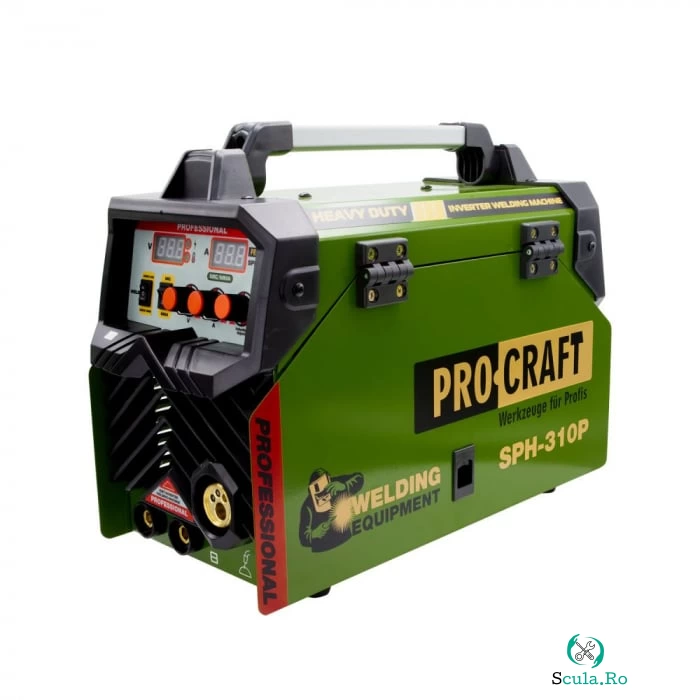 Aparat de sudura Procraft SPH310P, MMA MIG, Profesional, Electrozi si Gaz Inert , 310A