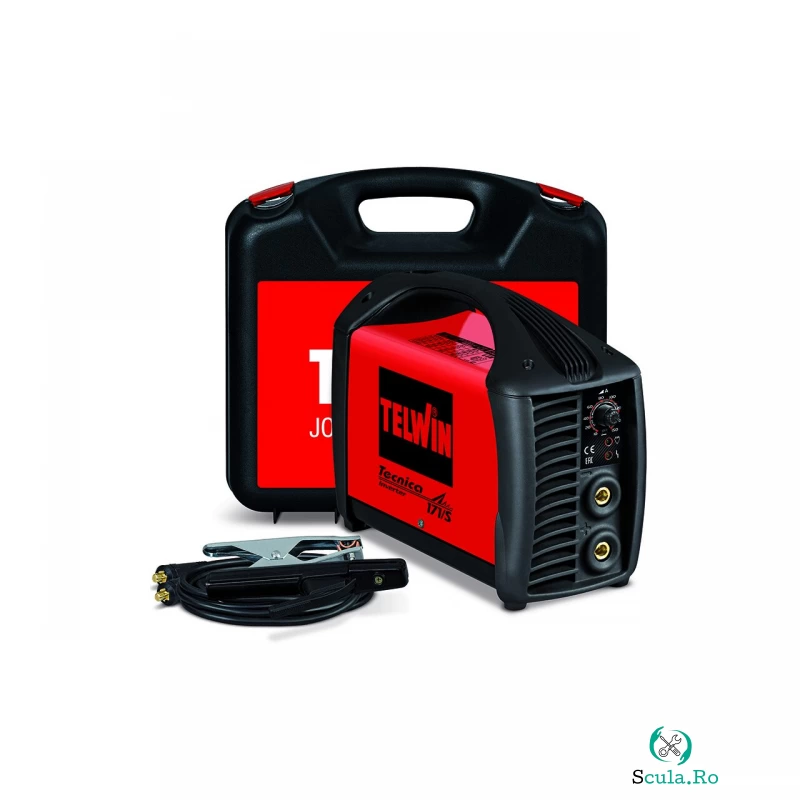 Invertor de sudura Telwin, tip TECNICA171/S ACX, cu accesorii + geanta, curent maxim 150 A, 230 V la 1,569.99 lei ron