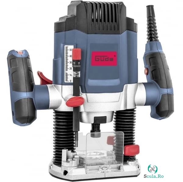 Masina de frezat verticala 1200 AE Gude 58117, 1200 W, suport bucsa elastica 6+8 mm