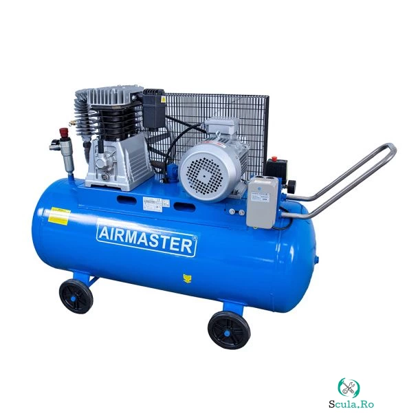 Compresor de aer Airmaster AIR5.5SHU10200, 200 l, 4 kW, 10 bar, 550 l/min