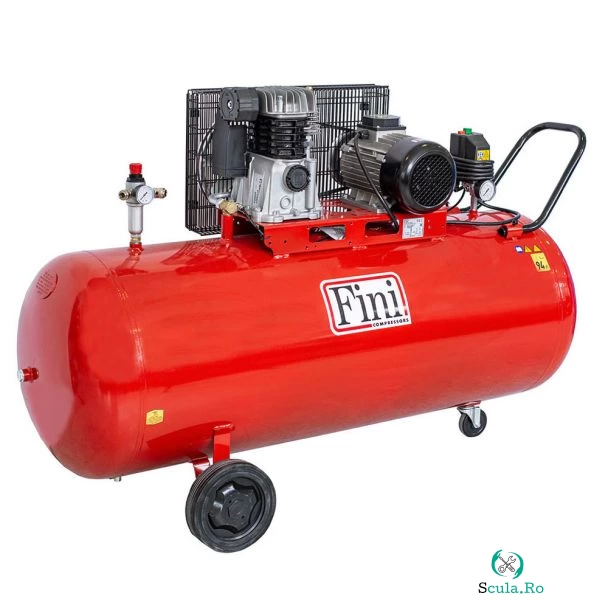 Compresor de aer Fini MK103-270-4, 270 l, 3000 W, 10 bar, 395 l/min