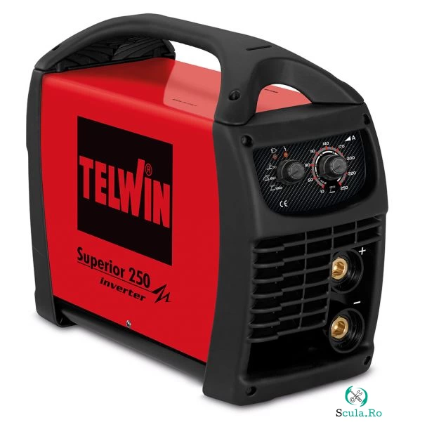 Invertor sudura MMA Telwin SUPERIOR250, 250 A, electrozi 1.6-5 mm