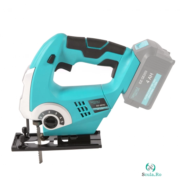 Fierastrau pendular Detoolz DZ-SE192, 18V, 14 mm, 0A 2600rpm, cu perii, pe acumulator (fara acumulator si incarcator incluse)
