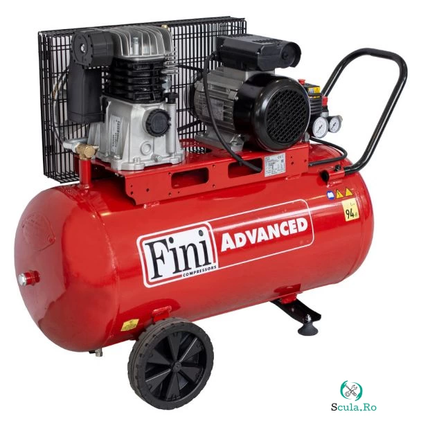Compresor de aer Fini MK103-90-3M, 90 l, 2200W, 10 bar, 365 l/min la 2,896.00 lei ron