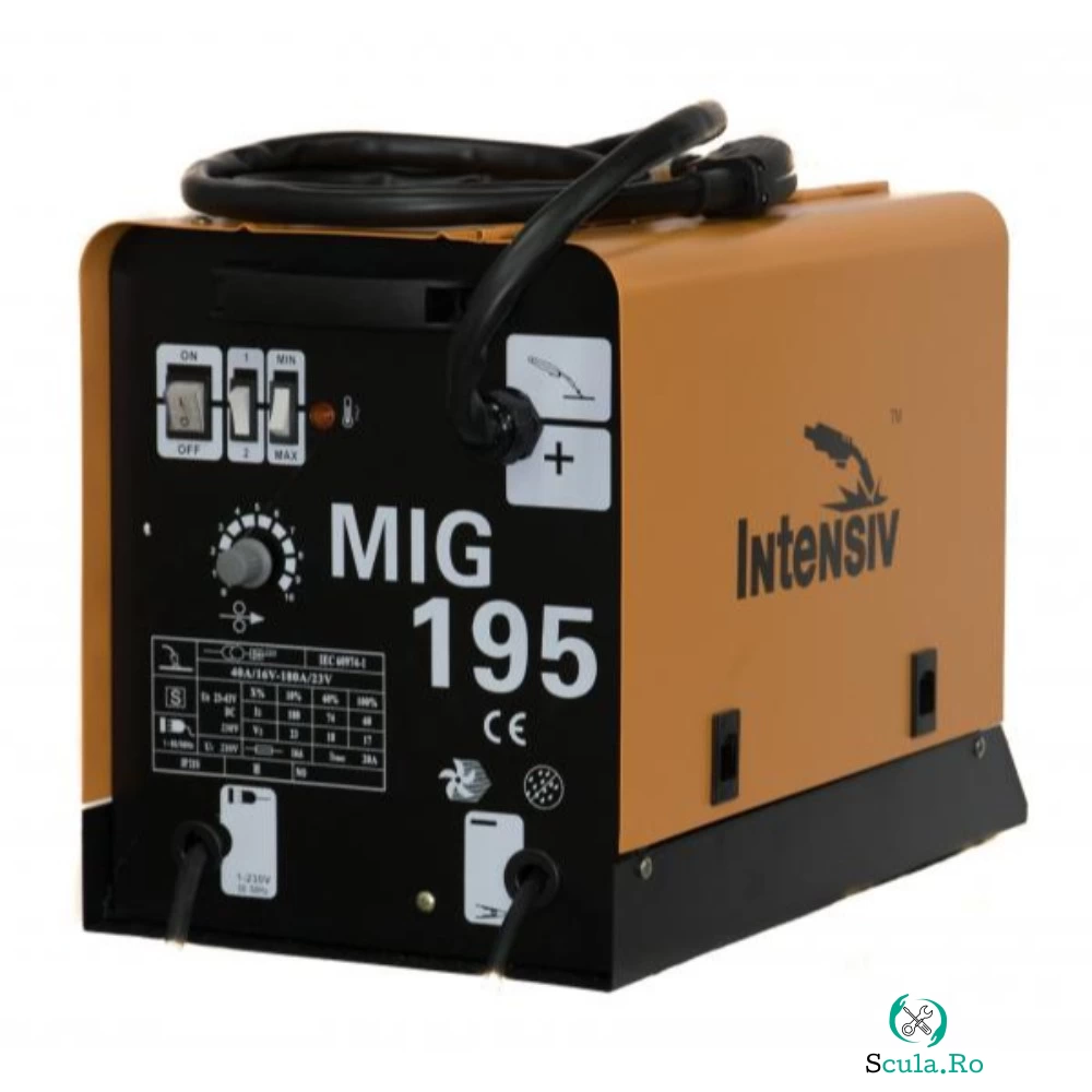 Aparat de sudura MIG-MAG, Intensiv MIG 195, 180 A la 999.99 lei ron