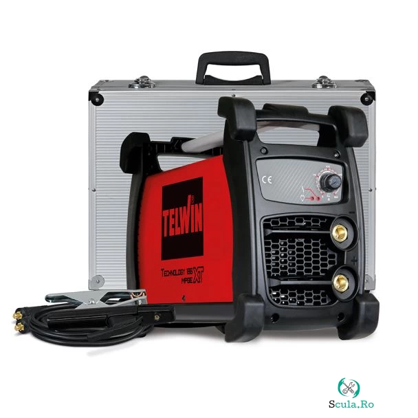 Invertor sudura MMA Telwin TECHNOLOGY186MPGEXT_ACX, 160 A, electrozi 1.6-4 mm, valiza aluminiu, cu accesorii