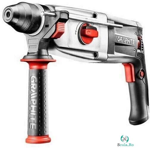 Graphite Ciocan rotopercutor 1050W 13 mm GRAPHITE 58G722, Argintiu la 587.18 lei ron