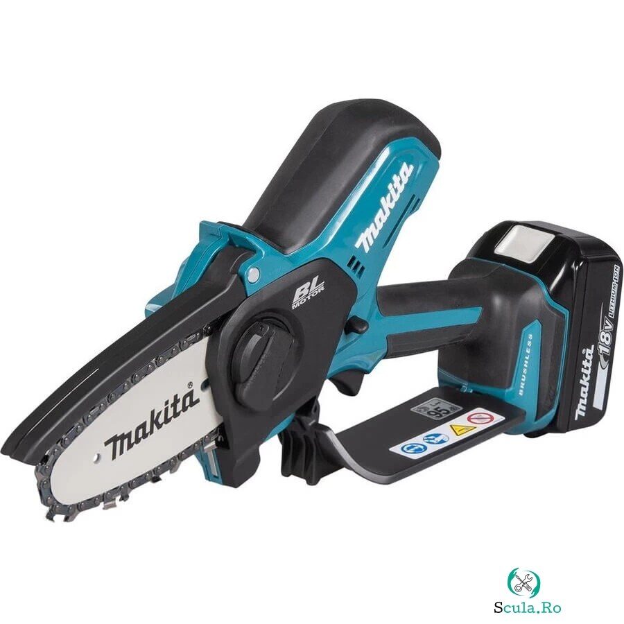 Makita Makita Drujbă cu lanț 10 cm pe acumulator 18V, fără baterie și încărcător DUC101Z01